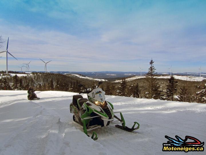 Motoneige - Petit tour de la Gaspésie