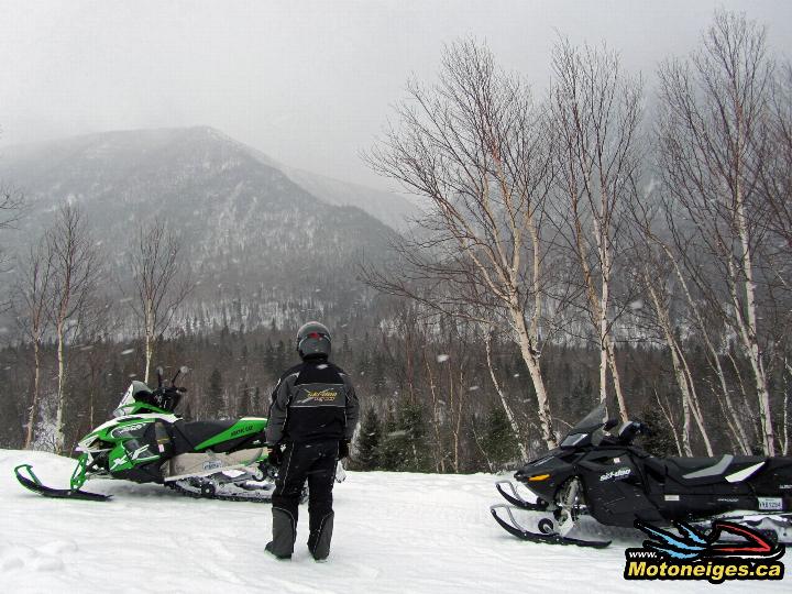 Motoneige - Petit tour de la Gaspésie