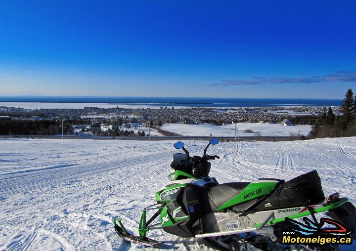 Motoneige - Petit tour de la Gaspésie