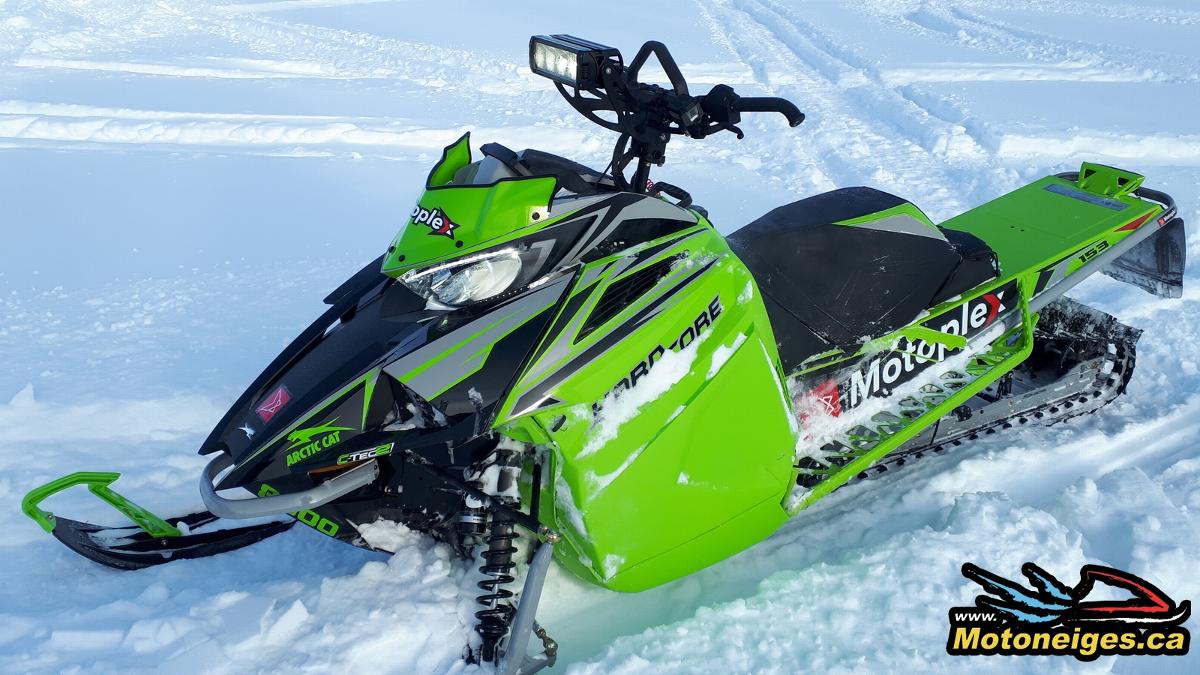 Une première en hors-piste au volant de la Arctic Cat M8000 HardCore 2019