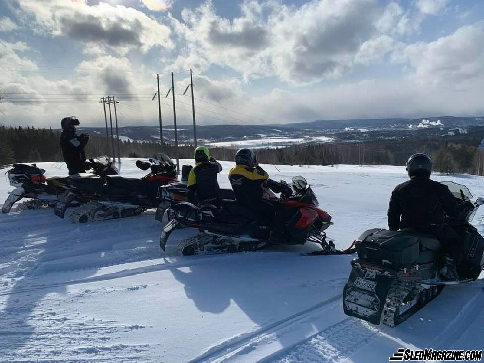 My Fantastic Trip to New Brunswick - Snowmobile - Snowmobiler