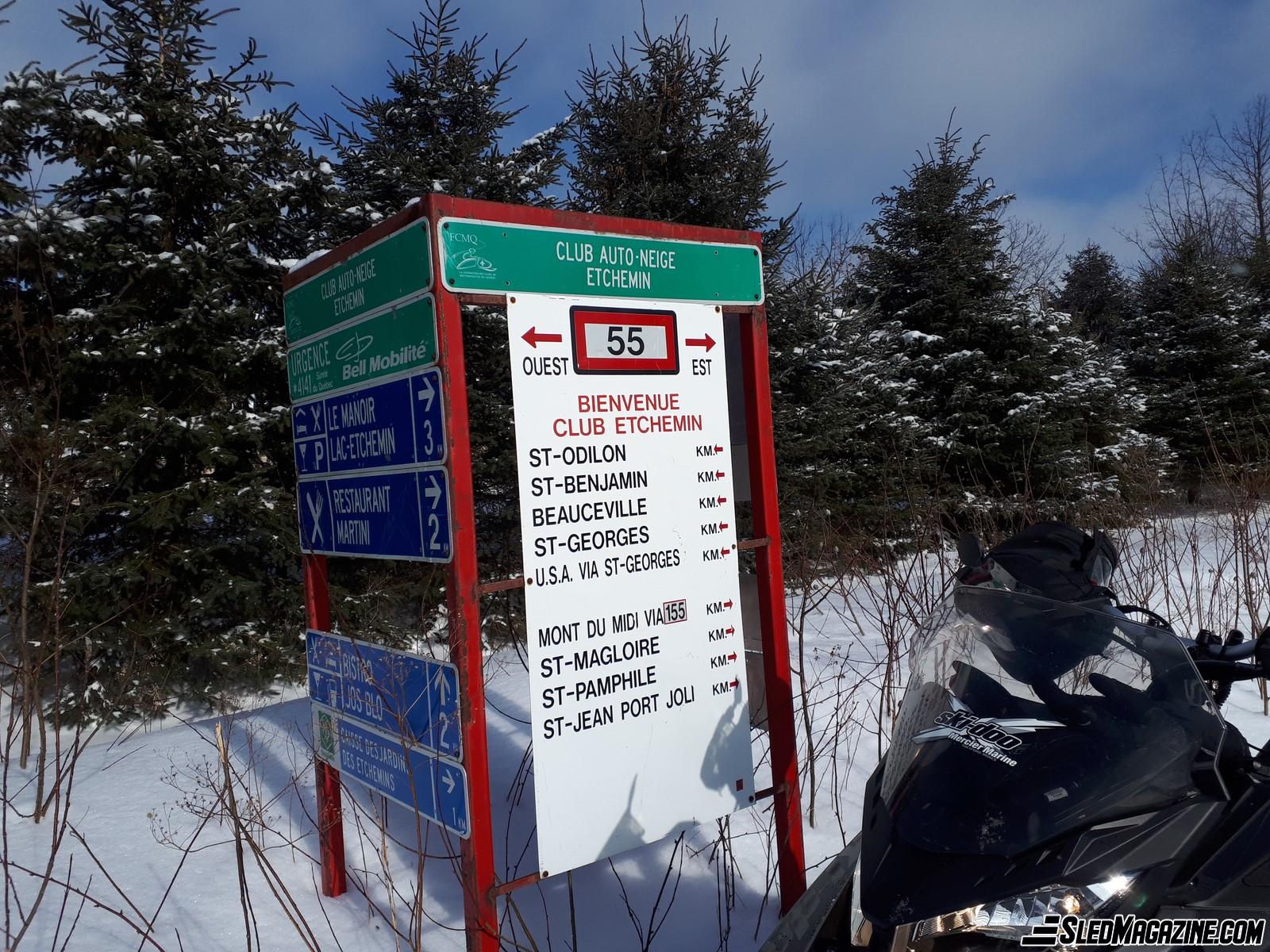 Hot Spots in Chaudière-Appalaches - Snowmobile - Snowmobiling