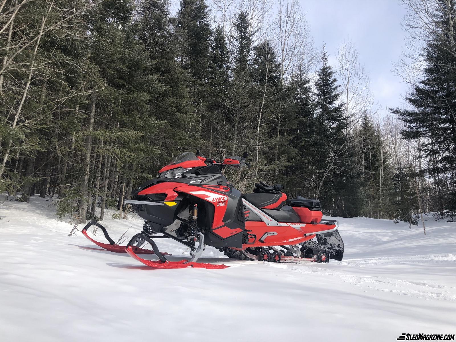 Lynx RAVE RE 850 E-TEC 2022 Review - Snowmobile